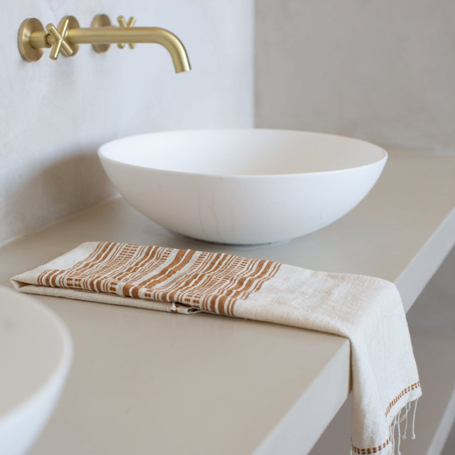 GENALE HANDWOVEN ETHIOPIAN COTTON HAND TOWEL | KITCHEN