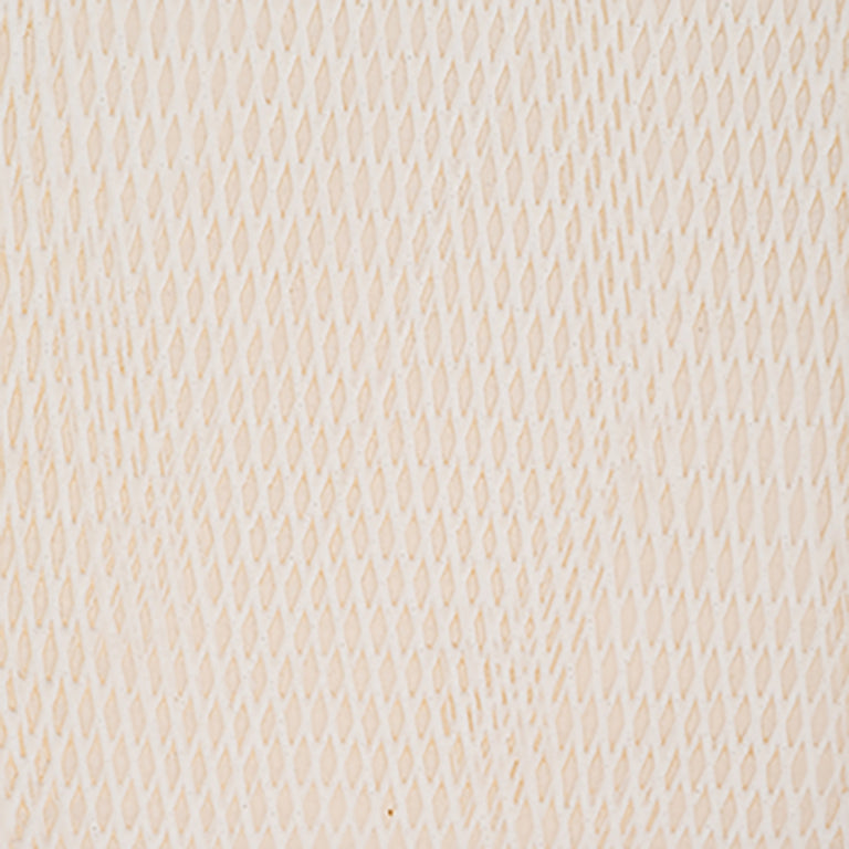 IVORY SQUARED GROOVED VASE