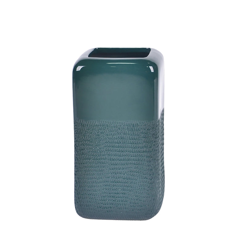 FOREST SQUARED GROOVED VASE