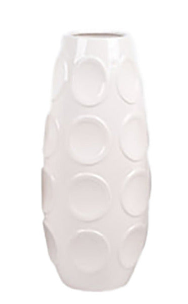 CLOUD CIRCLE EMBOSSED VASE