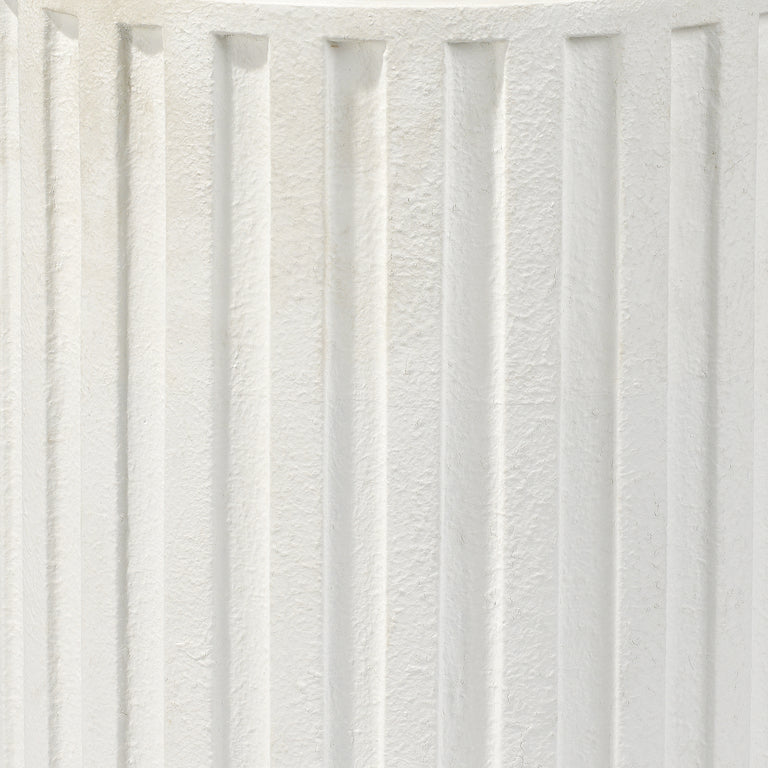 FLUTED COLUMN SIDE TABLE