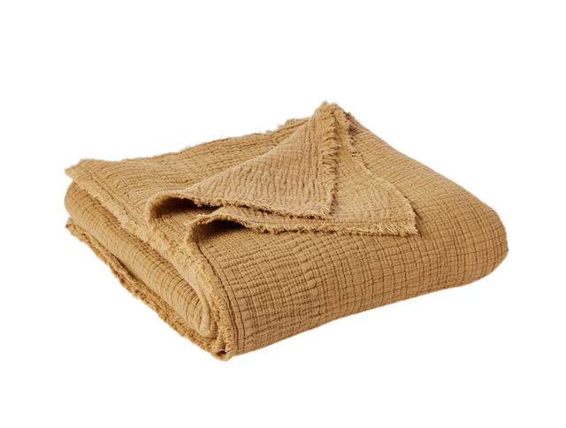 TOPANGA ORGANIC MATELASSE THROW