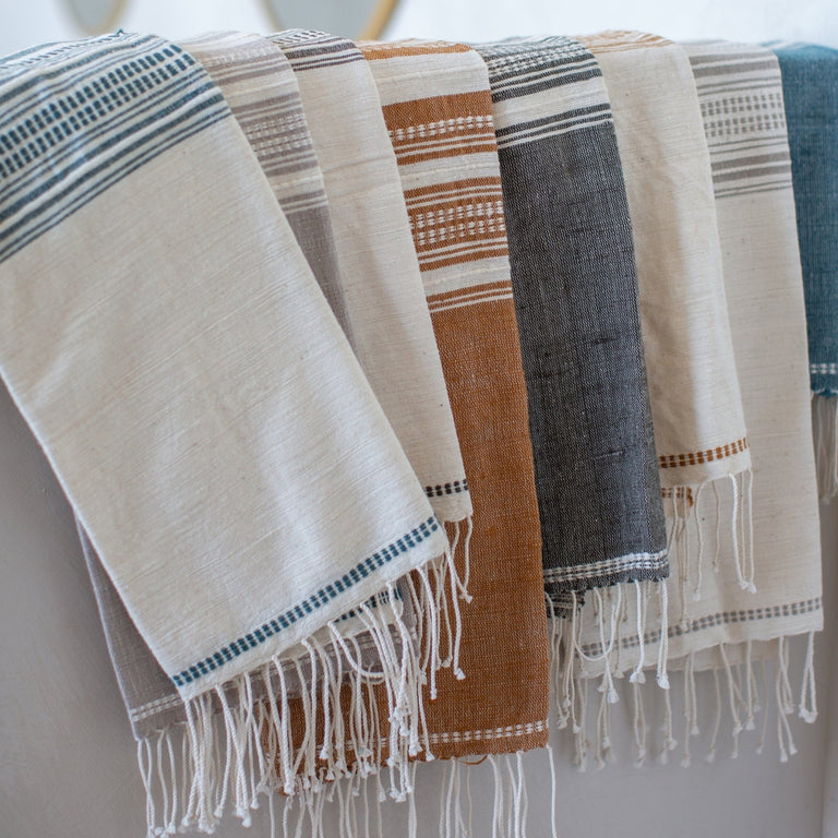 GENALE HANDWOVEN ETHIOPIAN COTTON HAND TOWEL | KITCHEN