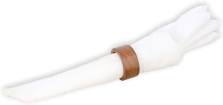WOOD ROUND NAPKIN RINGS