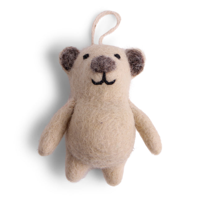 FELT CHUBBY MINI TEDDY ORNAMENT