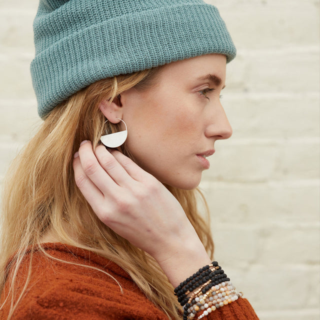 REFINED LUNAR HOOP | JEWELRY