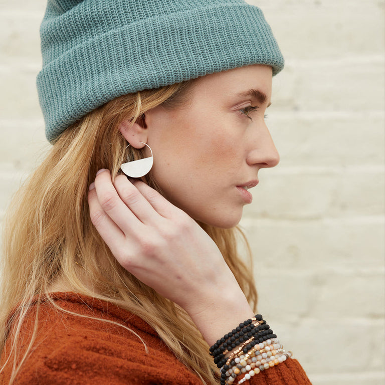 REFINED LUNAR HOOP | JEWELRY