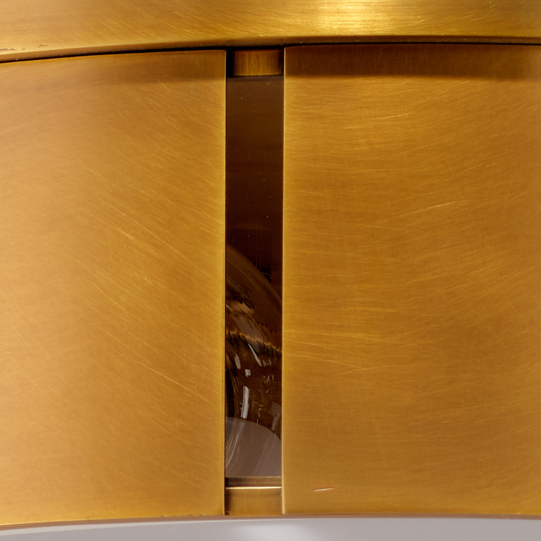 SMALL ORBIT FLUSH MOUNT CEILING LIGHT