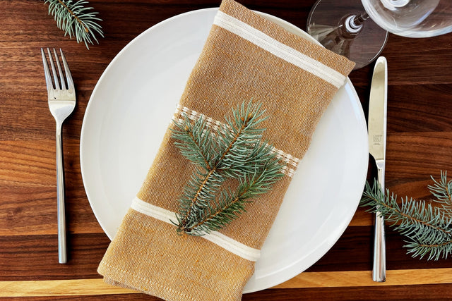 ZINACH HANDWOVEN ETHIOPIAN COTTON NAPKIN | ENTERTAINING