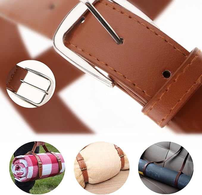 VEGAN LEATHER BLANKET STRAP | THROWS