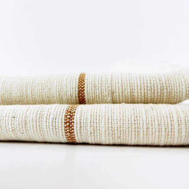 ADAMA HANDWOVEN COTTON NAPKIN | TABLE TEXTILES | ENTERTAINING | ETHIOPIA
