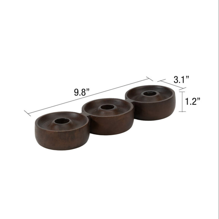 SERRA TRIO TAPER HOLDER | CANDLE HOLDERS