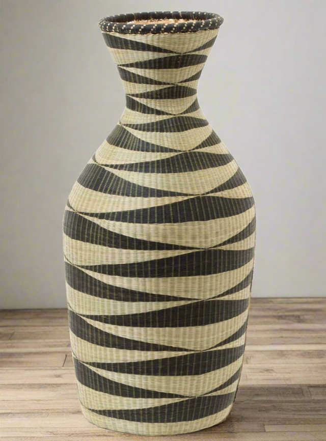 HUYE TALL FLOOR VASE 19" (RWANDA)