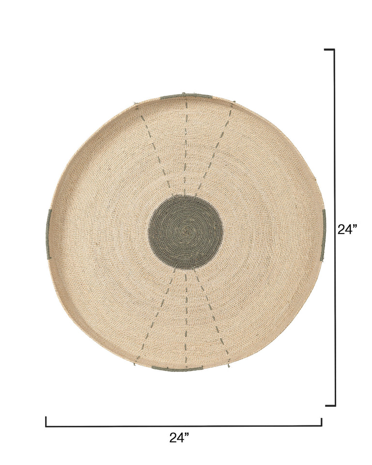 SUNDIAL WALL ART OLIVE