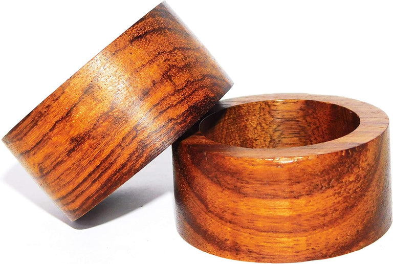 WOOD ROUND NAPKIN RINGS