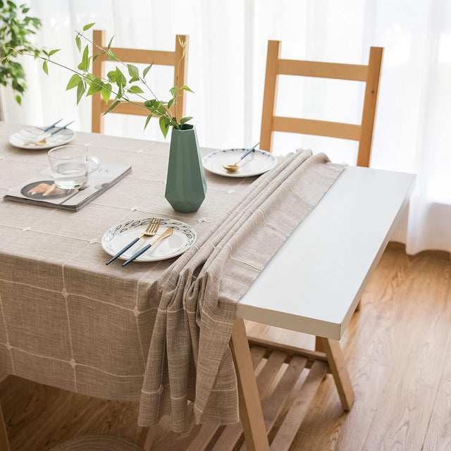 EMBROIDERED WATERPROOF TABLECLOTH