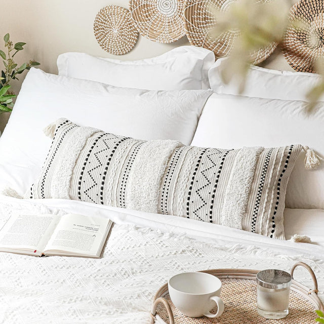 IVORY & BLACK BOHO LUMBAR