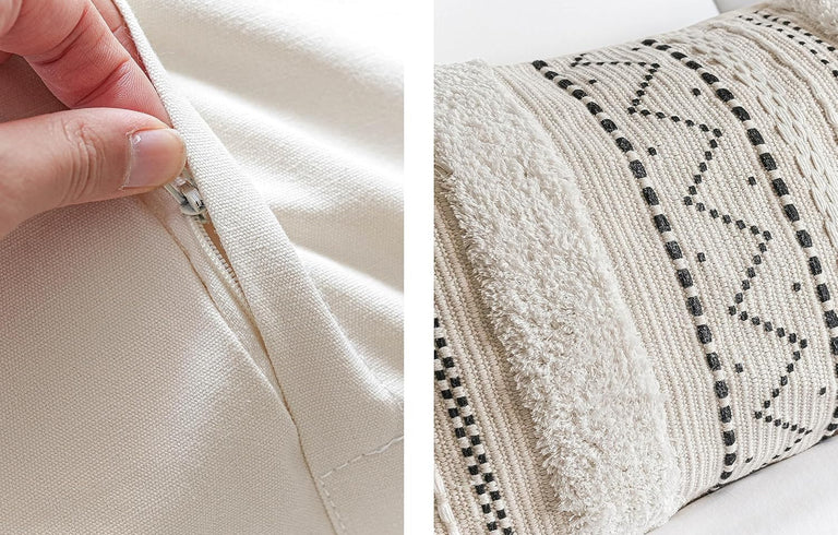 IVORY & BLACK BOHO LUMBAR