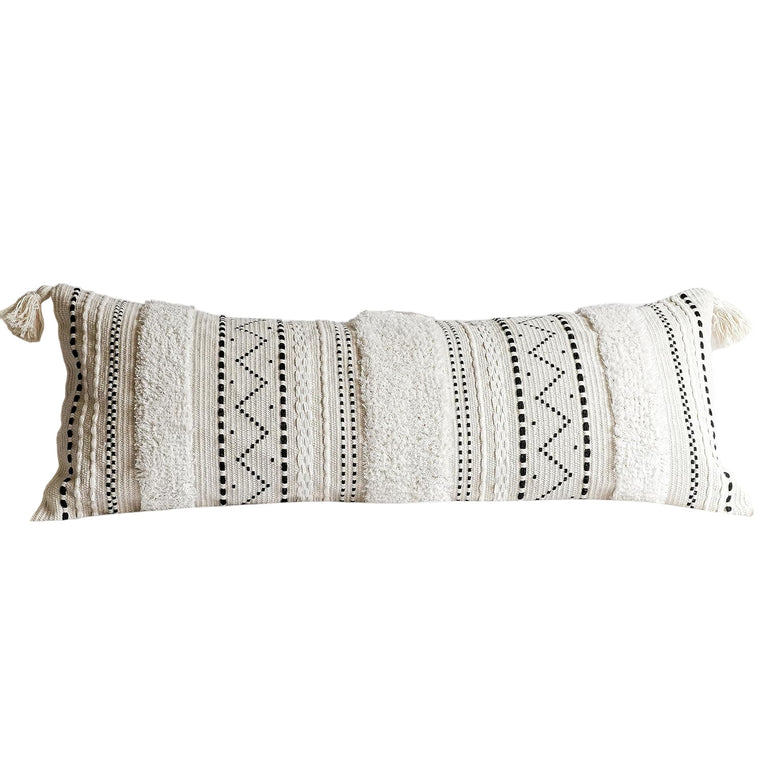 IVORY & BLACK BOHO LUMBAR