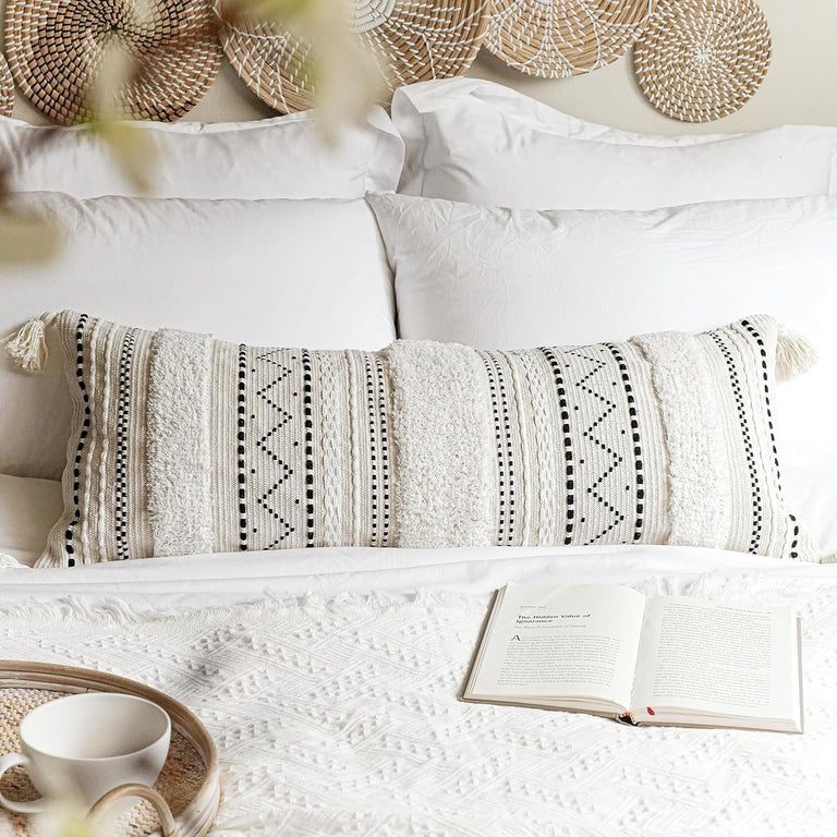 IVORY & BLACK BOHO LUMBAR