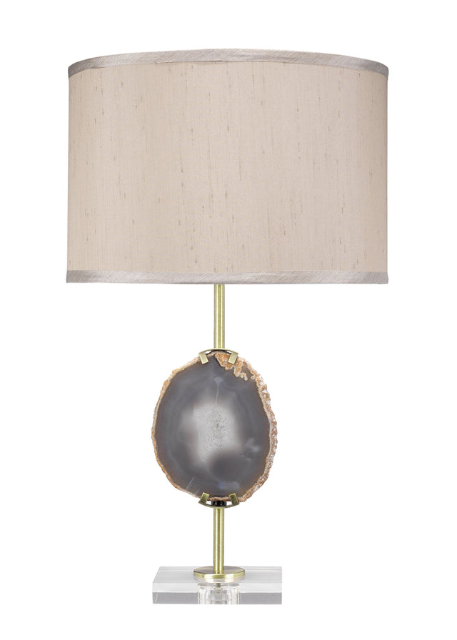 AGATE SLICE TABLE LAMP