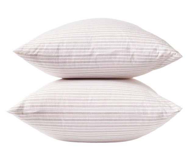 ORGANIC CRINKLED PERCALE PILLOWCASES | BEDDING