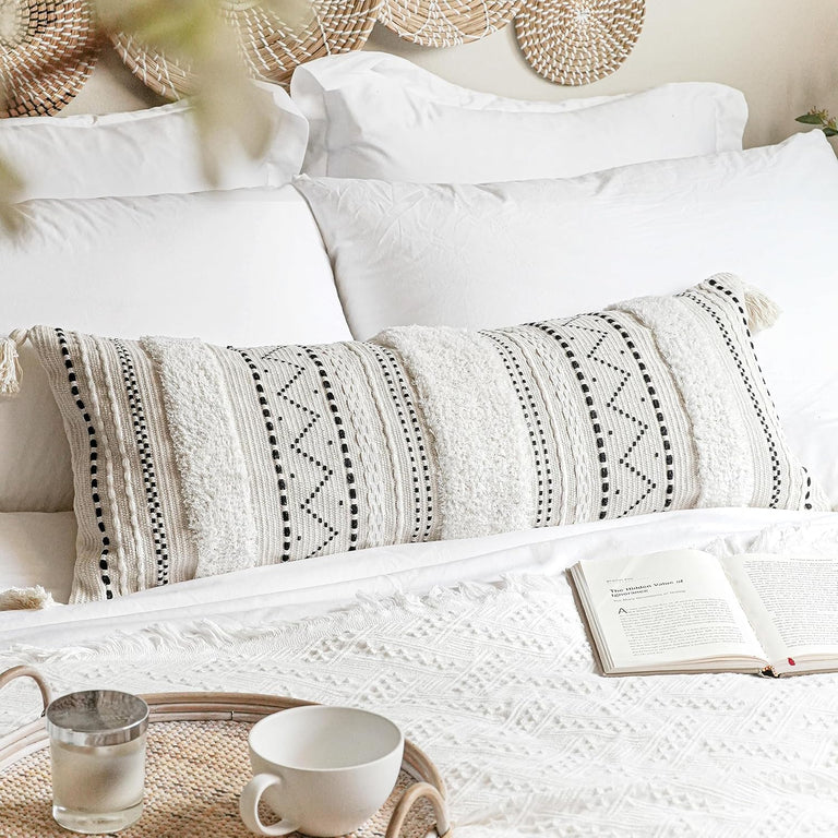 IVORY & BLACK BOHO LUMBAR