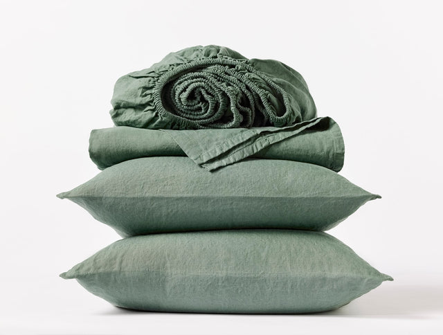 ORGANIC RELAXED LINEN SHEET SET | BEDDING