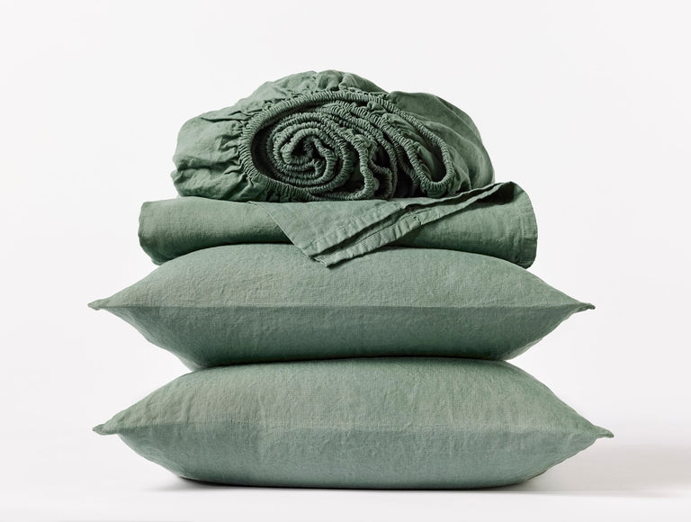 ORGANIC RELAXED LINEN SHEET SET | BEDDING