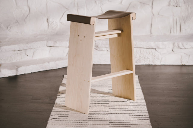 Saddle Stool Tall by the Iron Roots Designs | Local SF Artisan Craft | SEATING