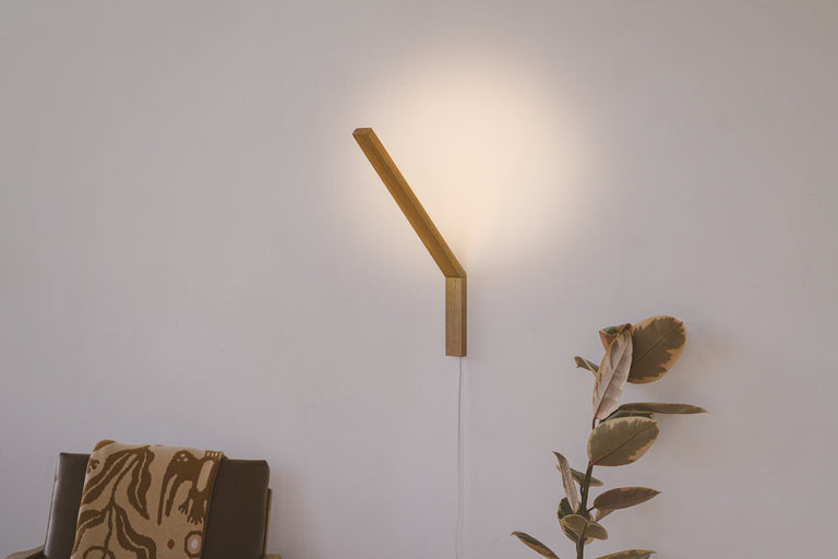 Angle Wall Sconce Lamp by the Iron Roots Designs | Local SF Artisan Craft | LIGHTING
