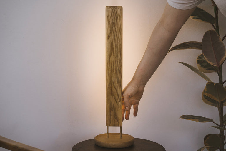 Portable Elevate Bedside Lamp Rechargable by the Iron Roots Designs | Local SF Artisan Craft | LIGHTING