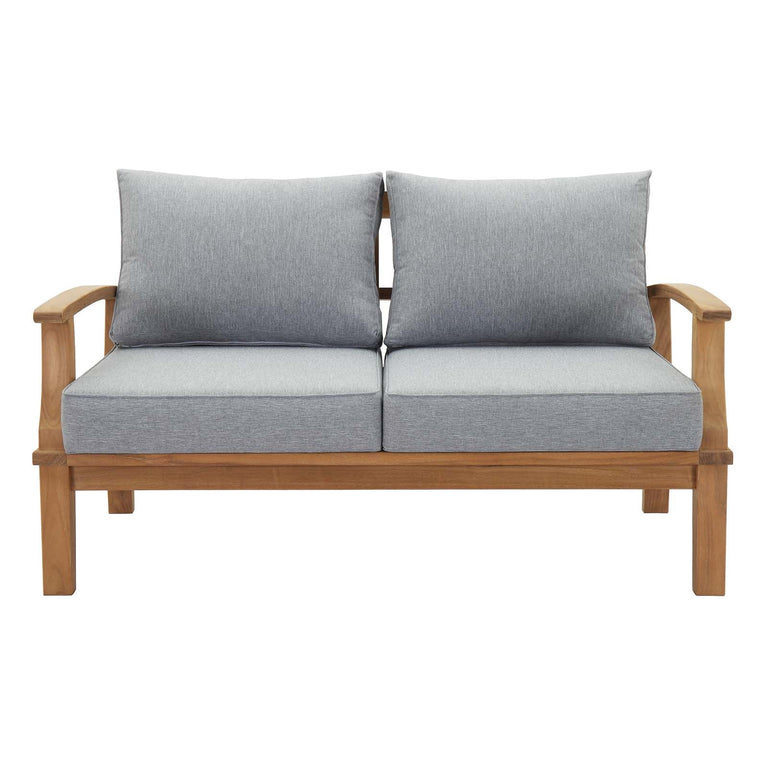MARINA OUTDOOR PATIO TEAK LOVESEAT
