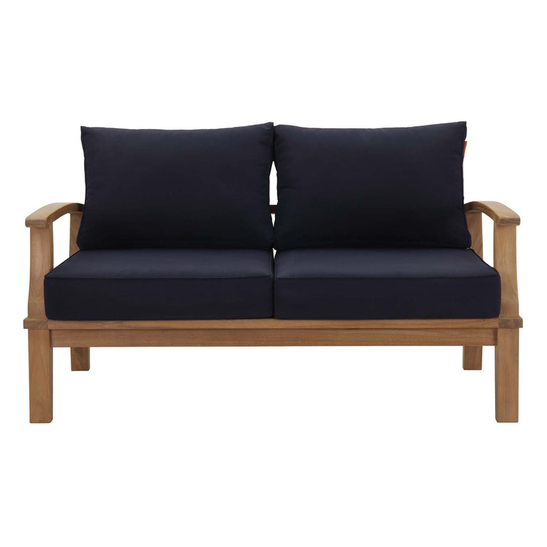 MARINA OUTDOOR PATIO TEAK LOVESEAT