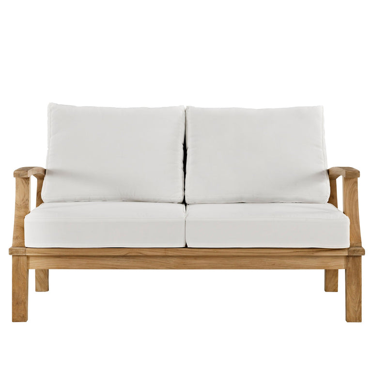 MARINA OUTDOOR PATIO TEAK LOVESEAT