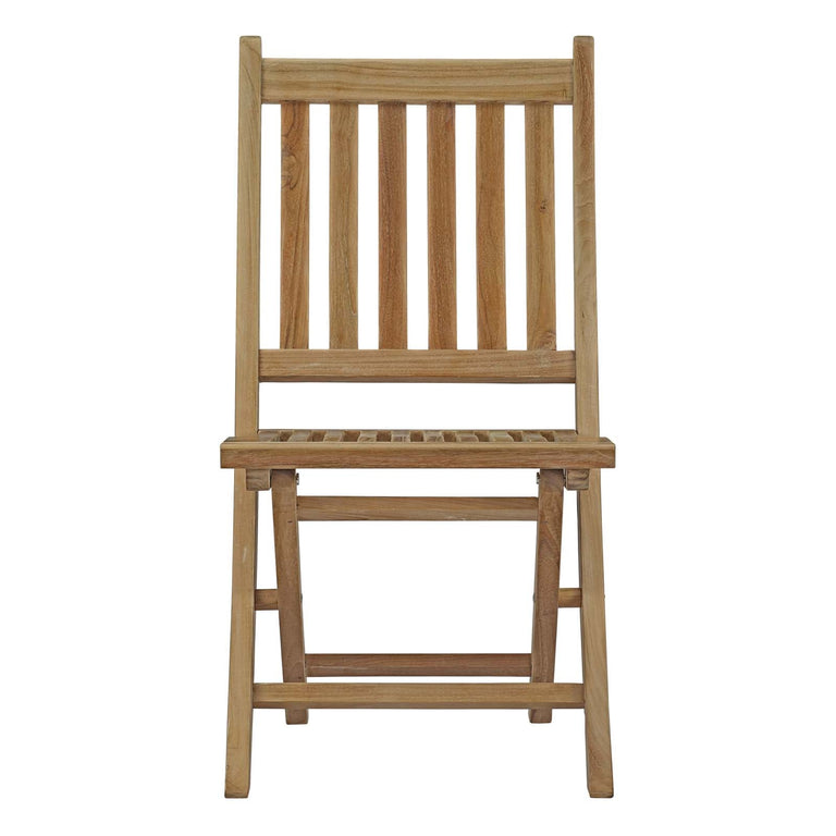 MARINA OUTDOOR PATIO TEAK FOLDING CHAIR