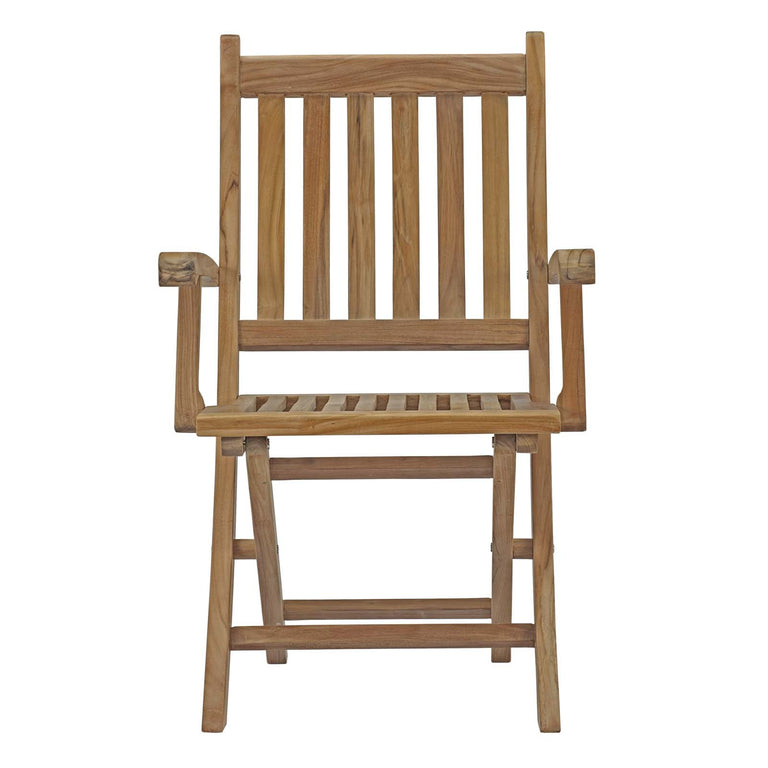 MARINA OUTDOOR PATIO TEAK FOLDING CHAIR