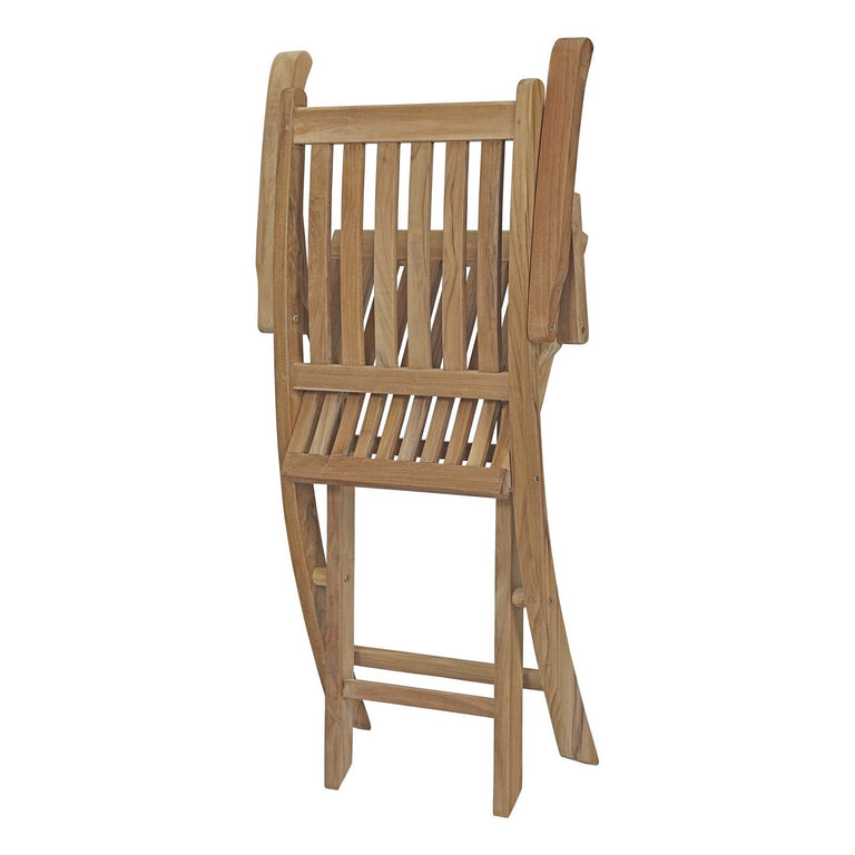 MARINA OUTDOOR PATIO TEAK FOLDING CHAIR