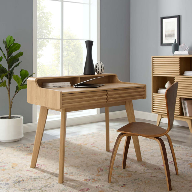 RENDER | COMPUTER DESKS | OAK