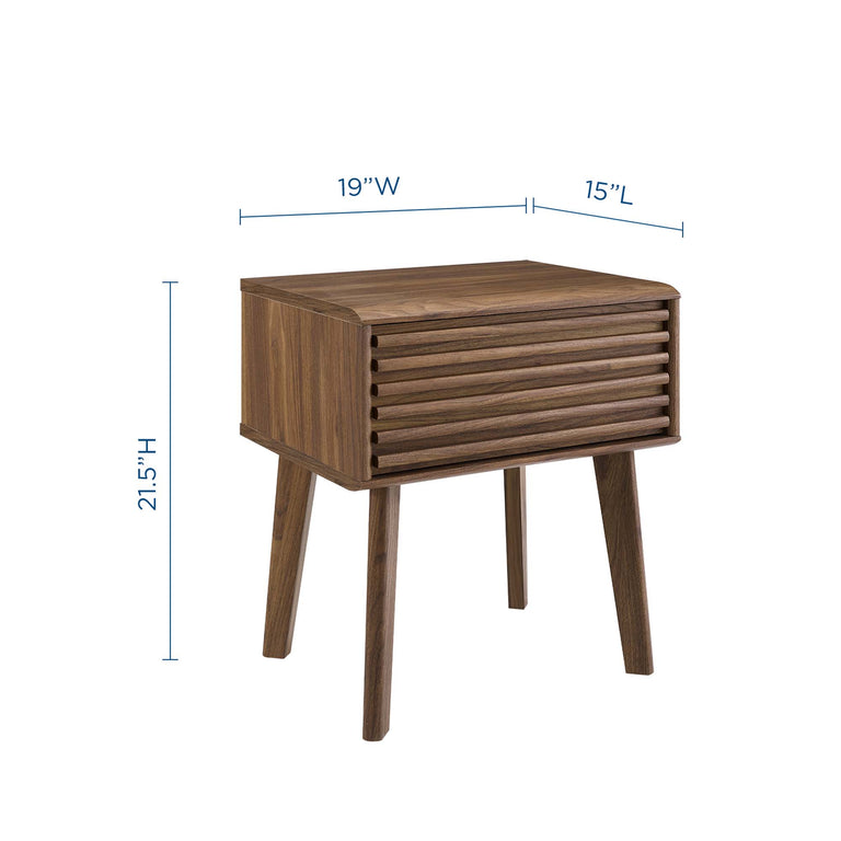 RENDER | END TABLE | WALNUT