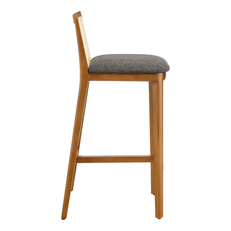 MONARCH | BAR AND COUNTER STOOLS | HONEY NATURAL GRAY