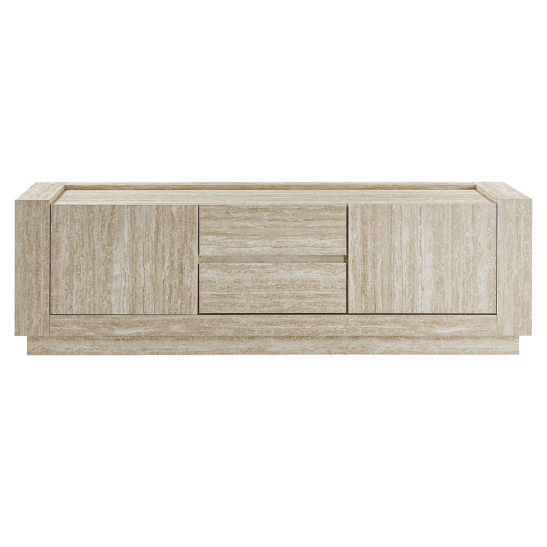 HOLLIS | TV STAND | TRAVERTINE
