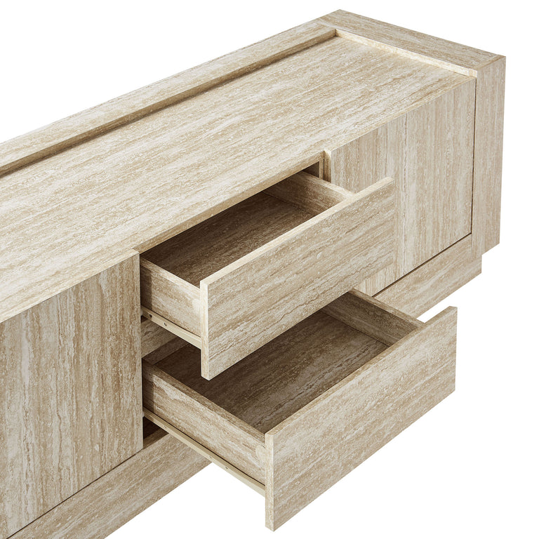 HOLLIS | TV STAND | TRAVERTINE