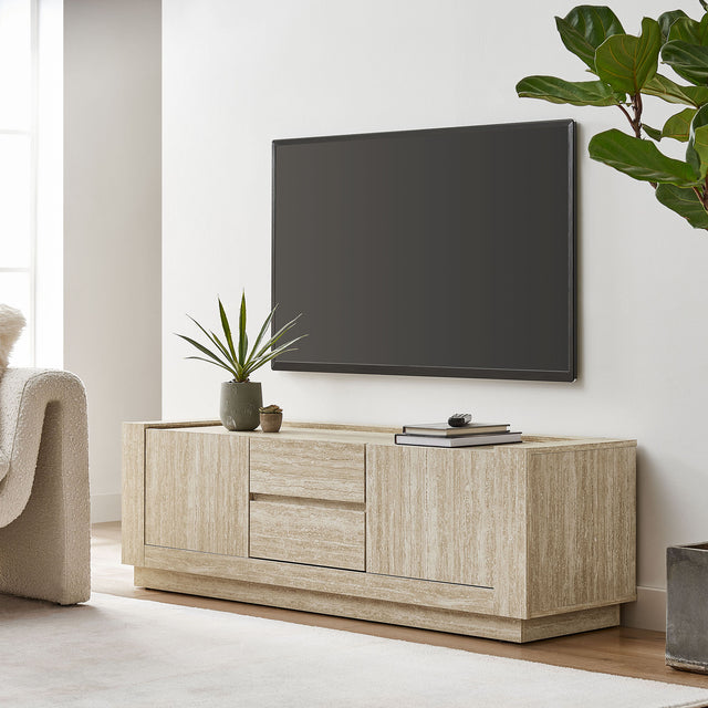 HOLLIS | TV STAND | TRAVERTINE