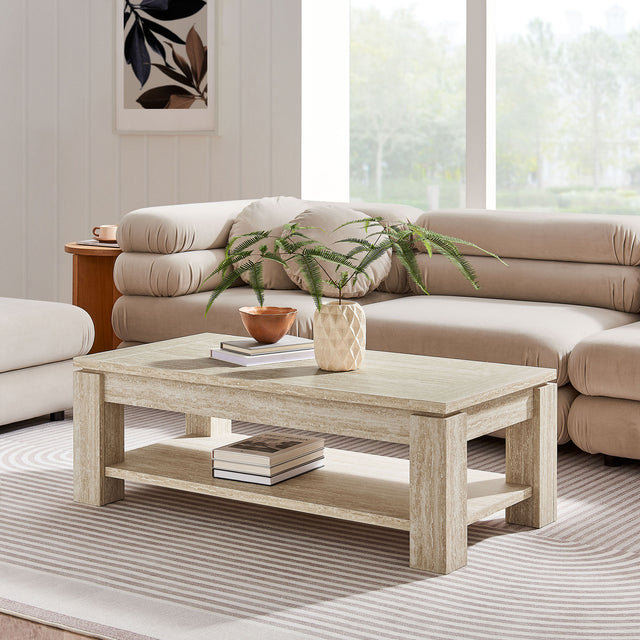 HOLLIS | COFFEE TABLES | TRAVERTINE