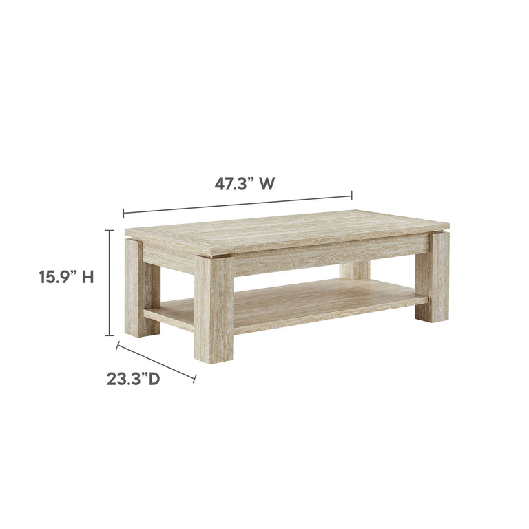 HOLLIS | COFFEE TABLES | TRAVERTINE