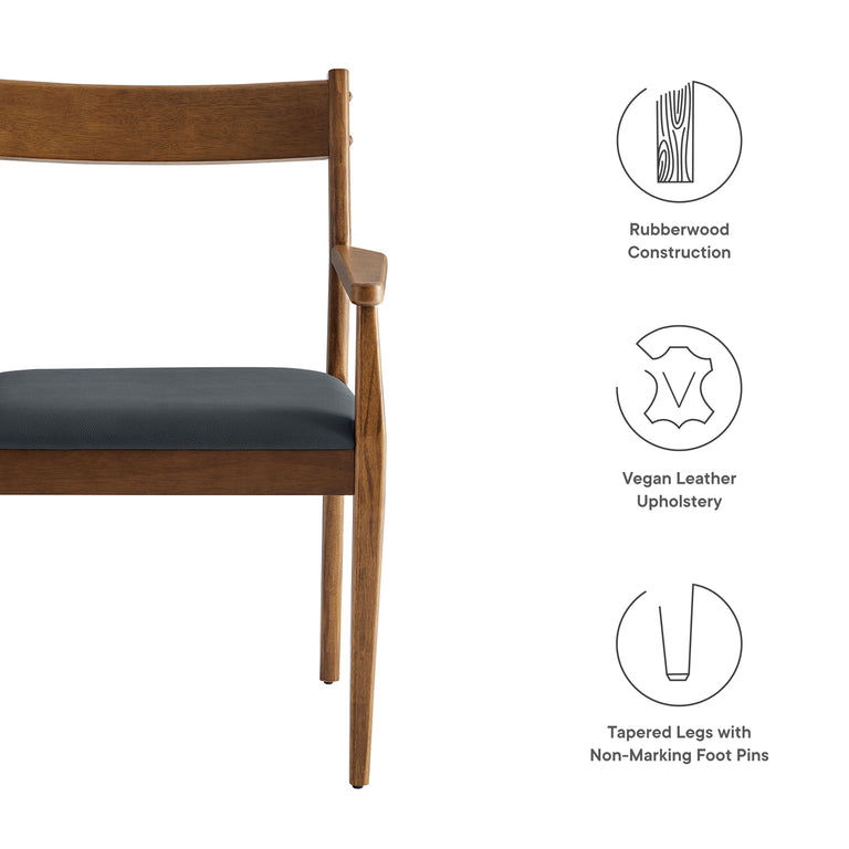 SOLARA | DINING CHAIRS | WALNUT BLACK