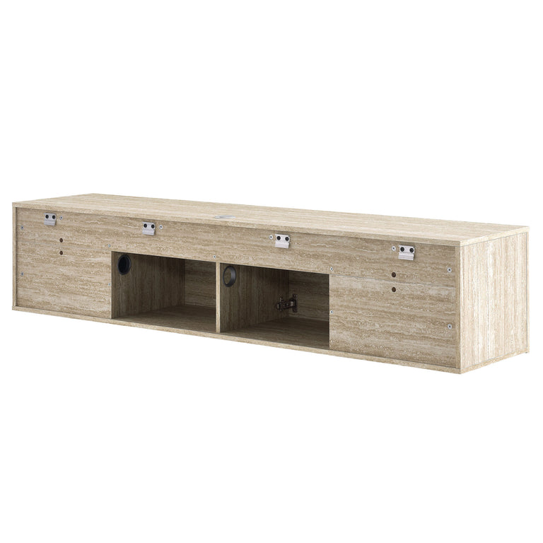 TERRA | TV STAND | TRAVERTINE