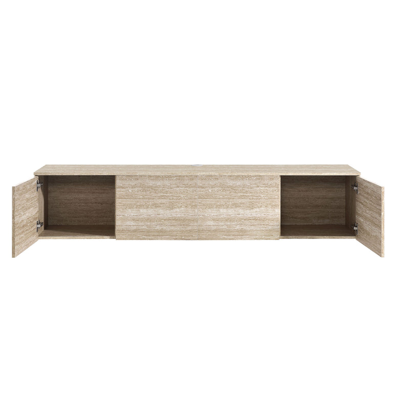 TERRA | TV STAND | TRAVERTINE