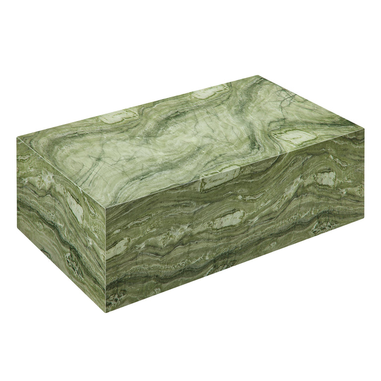 JORDANA | OUTDOOR COFFEE TABLE | GREEN MARBLE